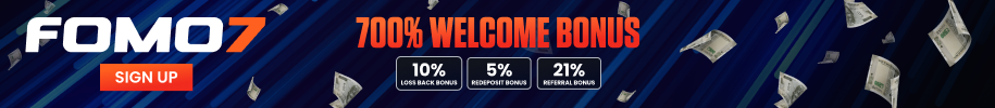 700% welcome bonus on FOMO7 Online gaming platform India